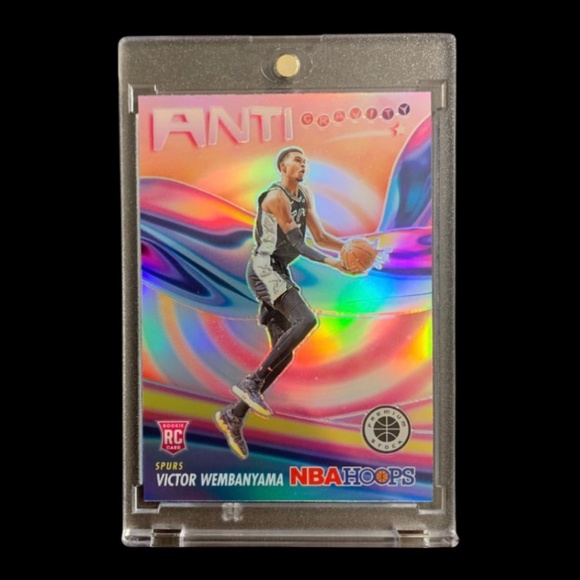 🔥VICTOR WEMBANYAMA ROOKIE CARD (RC) RARE SILVER PRIZM REFRACTOR HOLO SP - Picture 4 of 5
